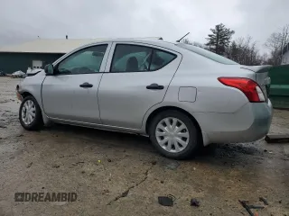 2014 Nissan Versa SV with VIN 3N1CN7AP2EL829720, listed as a Copart auction lot 51976715 with 38,914 mi miles and Salvage Title. Bid and sale history available at DreamBid. Image 2.
