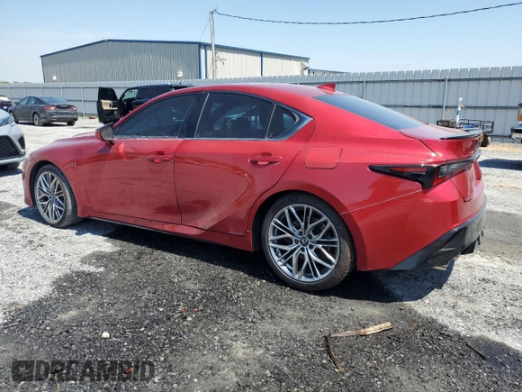 2022 Lexus IS 500 F Sport Performance with VIN JTHAP1D29N5001996, listed as a Copart auction lot 52980095 with 28,452 mi miles and Clean title. Bid and sale history available at DreamBid. Image 2.