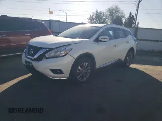 2017 Nissan Murano SL z VIN 5N1AZ2MH4HN165100, wystawiony jako Copart lot #56368255 z przebiegiem 70 671 mil mil oraz Szkoda całkowita • Salvage title. Historia ofert i sprzedaży dostępna na DreamBid. Obrazek 1.