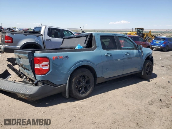 2023 Ford Maverick XL with VIN 3FTTW8F93PRA99276, listed as a Copart auction lot 59494995 with 19,467 mi miles and Salvage title. Bid and sale history available at DreamBid. Image 3.