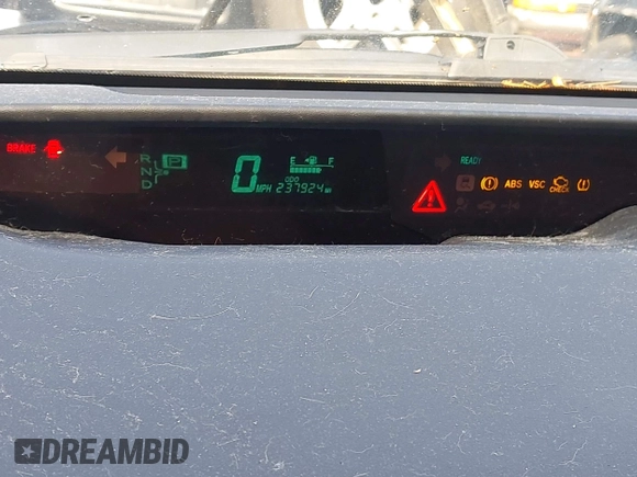 2009 Toyota Prius with VIN JTDKB20U197840634, listed as a IAAI auction lot 42009019 with 237,924 mi miles. Bid and sale history available at carsss.com. Image 7.
