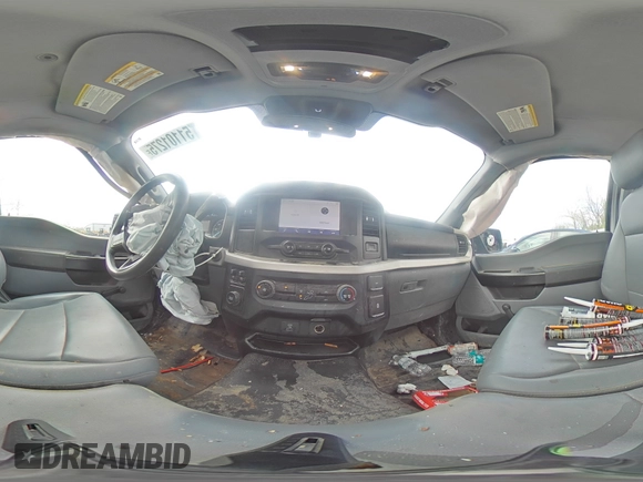 2021 Ford F-150 XL with VIN 1FTMF1C56MKD81988, listed as a Copart auction lot 51101275 with 94,531 mi miles and Salvage title. Bid and sale history available at DreamBid. Image 13.