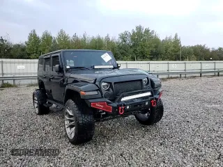 2018 Jeep Wrangler JK Unlimited Sport S with VIN 1C4HJWDGXJL837610, listed as a Copart auction lot 79299724 with 101,437 mi miles and Salvage Title. Bid and sale history available at carsss.com. Image 15.