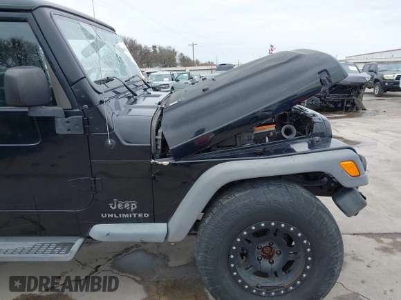 2004 Jeep Wrangler Sport with VIN 1J4FA49S64P794559, listed as a IAAI auction lot 41644201 with 107,445 mi miles. Bid and sale history available at carsss.com. Image 18.