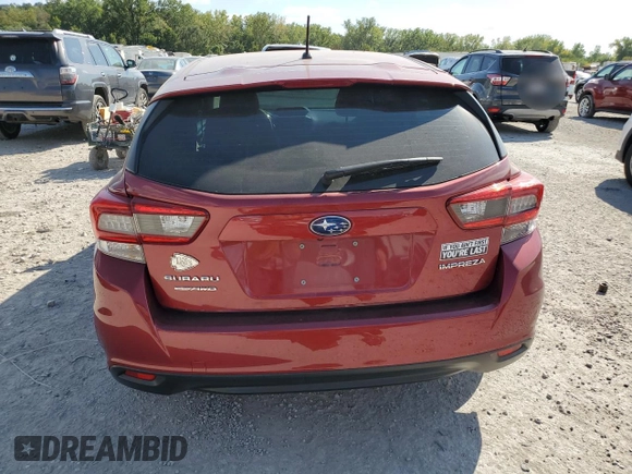 2022 Subaru Impreza with VIN 4S3GTAA61N1710783, listed as a Copart auction lot 71966694 with 49,278 mi miles and Salvage title. Bid and sale history available at DreamBid. Image 6.