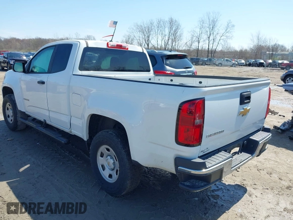 2019 Chevrolet Colorado 2WD Work Truck with VIN 1GCHSBEA3K1288703, listed as a IAAI auction lot 41975382 with 109,535 mi miles and . Bid and sale history available at DreamBid. Image 3.