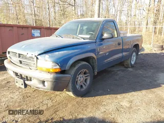 2002 Dodge Dakota with VIN 1B7FL16X92S663618, listed as a IAAI auction lot 41441241 with 314,122 mi miles and . Bid and sale history available at carsss.com. Image 2.