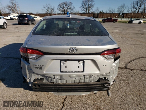 2024 Toyota Corolla LE with VIN 5YFB4MDE3RP174190, listed as a Copart auction lot 50553385 with 5,857 mi miles and Salvage Title. Bid and sale history available at carsss.com. Image 6.