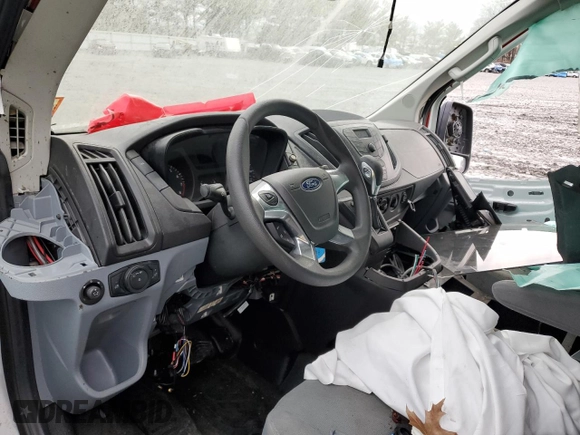 2019 Ford Transit with VIN 1FDYR2CM8KKB86523, listed as a Copart auction lot 80925903 with Not Provided miles and Salvage Title. Bid and sale history available at DreamBid. Image 9.