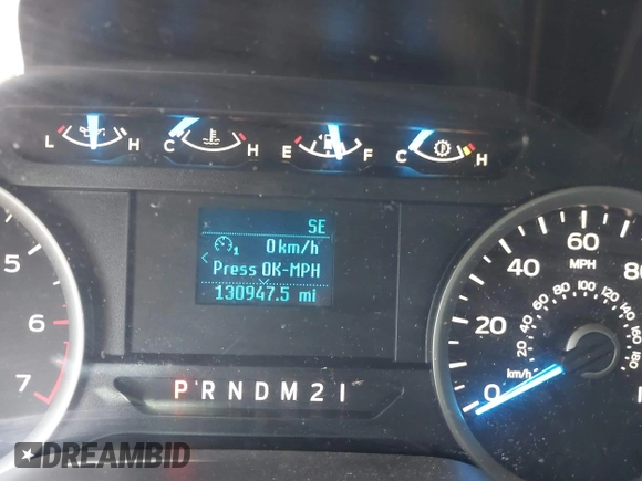 2017 Ford F-150 XL with VIN 1FTEW1EF4HFB34736, listed as a IAAI auction lot 40129669 with 130,947 mi miles and . Bid and sale history available at DreamBid. Image 15.