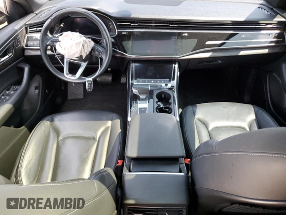 2019 Audi Q8 Premium Plus with VIN WA1EVAF13KD011514, listed as a Copart auction lot 64988564 with 81,316 mi miles and Salvage Title. Bid and sale history available at carsss.com. Image 8.