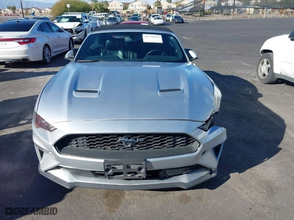 2019 Ford Mustang EcoBoost with VIN 1FATP8UH0K5148555, listed as a IAAI auction lot 41725453 with NaN miles. Bid and sale history available at carsss.com. Image 12.