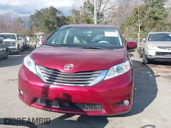 2014 Toyota Sienna XLE with VIN 5TDYK3DCXES442968, listed as a IAAI auction lot 41241310 with 132,020 mi miles and . Bid and sale history available at DreamBid. Image 12.