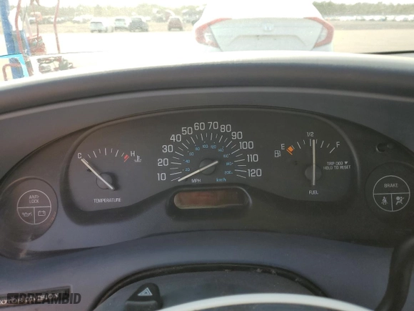 2000 Buick Century Custom with VIN 2G4WS52JXY1316458, listed as a Copart auction lot 52145485 with 0 mi miles and Salvage Title. Bid and sale history available at carsss.com. Image 9.