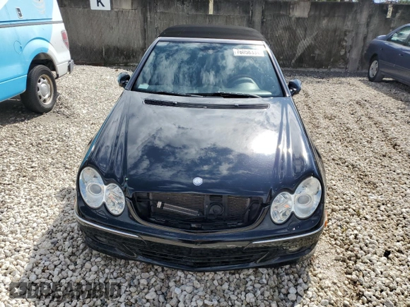 2008 Mercedes-Benz CLK 350 with VIN WDBTK56F18F238320, listed as a Copart auction lot 76058334 with 74,567 mi miles and Salvage Title. Bid and sale history available at DreamBid. Image 5.