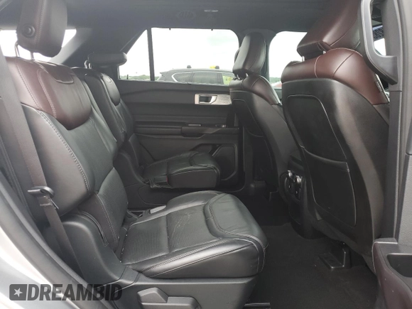 2020 Ford Explorer Platinum with VIN 1FM5K8HC9LGA43773, listed as a Copart auction lot 58918285 with 114,897 mi miles and Salvage title. Bid and sale history available at DreamBid. Image 11.