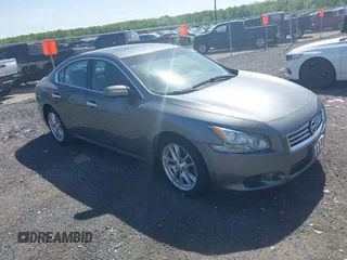 2014 Nissan Maxima S with VIN 1N4AA5AP9EC458206, listed as a IAAI auction lot 42164044 with 109,194 mi miles and . Bid and sale history available at DreamBid. Image 1.