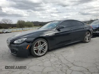 2015 BMW 6 Series 650i xDrive with VIN WBA6B4C58FD761361, listed as a Copart auction lot 50058425 with 104,235 mi miles and Clean Title. Bid and sale history available at carsss.com. Image 1.