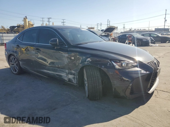 2019 Lexus IS with VIN JTHBA1D21K5092537, listed as a Copart auction lot 50232235 with 51,150 mi miles and Salvage Title. Bid and sale history available at carsss.com. Image 4.