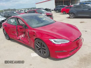 2022 Tesla Model S with VIN 5YJSA1E58NF463643, listed as a IAAI auction lot 41861483 with Not Provided miles and . Bid and sale history available at DreamBid. Image 1.