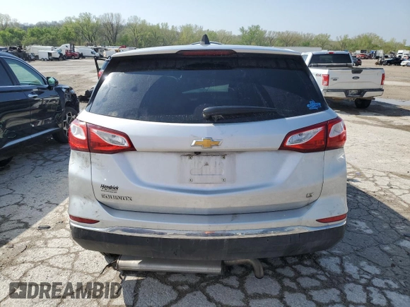2021 Chevrolet Equinox LT with VIN 3GNAXKEV1MS172477, listed as a Copart auction lot 53365345 with 62,334 mi miles and Salvage Title. Bid and sale history available at DreamBid. Image 6.