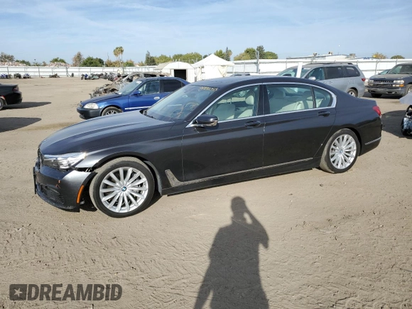 2018 BMW 7 Series 740i with VIN WBA7E2C50JG742052, listed as a Copart auction lot 72192053 with 31,946 mi miles and . Bid and sale history available at DreamBid. Image 1.