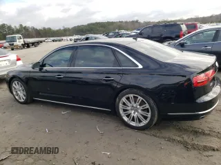 2015 Audi A8 L 4.0T with VIN WAU32AFD7FN004904, listed as a Copart auction lot 38942883 with 80,205 mi miles. Bid and sale history available at carsss.com. Image 2.