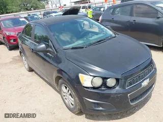 2013 Chevrolet Sonic LT with VIN 1G1JC5SH6D4245940, listed as a IAAI auction lot 42124231 with 1 mi miles. Bid and sale history available at carsss.com. Image 1.