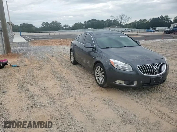 2011 Buick Regal CXL RL2 with VIN 2G4GP5EC8B9196834, listed as a Copart auction lot 74107594 with Not provided miles and Salvage title. Bid and sale history available at DreamBid. Image 10.