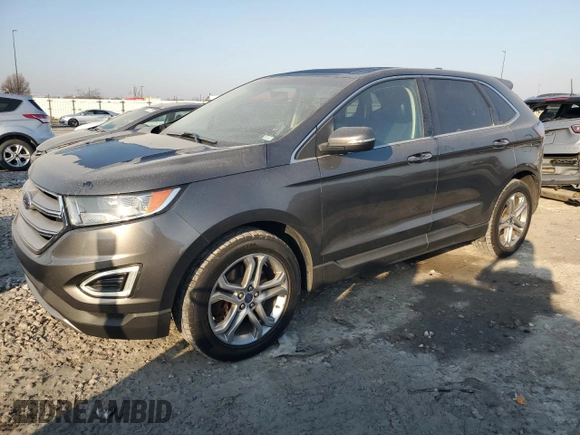 2016 Ford Edge Titanium with VIN 2FMPK4K91GBB66916, listed as a Copart auction lot 48608635 with 172,484 mi miles and Clean Title. Bid and sale history available at carsss.com. Image 1.