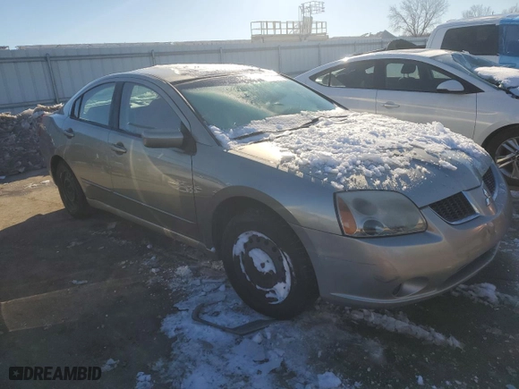 2006 Mitsubishi Galant ES with VIN 4A3AB36F46E065115, listed as a Copart auction lot 88971595 with 136341 miles and Salvage Title. Bid and sale history available at carsss.com. Image 4.