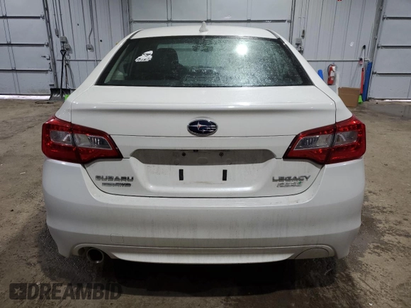 2017 Subaru Legacy Premium with VIN 4S3BNAC65H3027835, listed as a Copart auction lot 45411895 with 122,388 mi miles and Salvage Title. Bid and sale history available at DreamBid. Image 6.