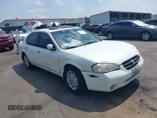 2001 Nissan Maxima SE with VIN JN1CA31D51T836631, listed as a IAAI auction lot 42586339 with 209,645 mi miles and . Bid and sale history available at DreamBid. Image 1.