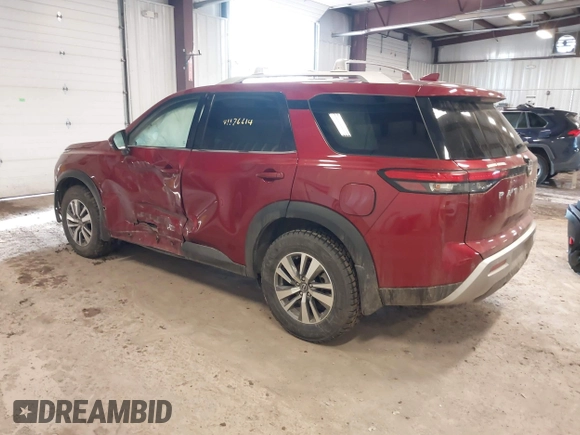 2023 Nissan Pathfinder SL with VIN 5N1DR3CC2PC211803, listed as a IAAI auction lot 41176614 with 38,811 mi miles and . Bid and sale history available at DreamBid. Image 3.