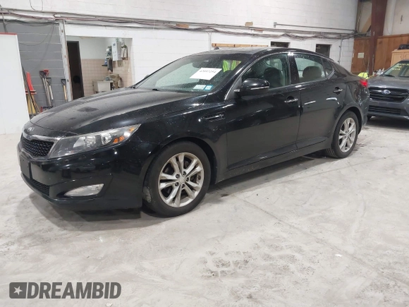 2013 Kia Optima EX with VIN 5XXGN4A73DG254485, listed as a IAAI auction lot 42097254 with 157,053 mi miles. Bid and sale history available at carsss.com. Image 2.