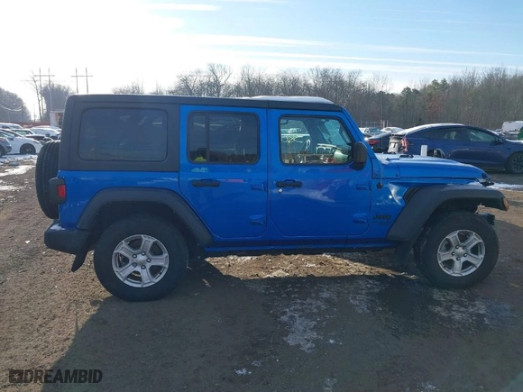 2021 Jeep Wrangler Unlimited Sport S with VIN 1C4HJXDN6MW775307, listed as a IAAI auction lot 41355806 with NaN miles. Bid and sale history available at carsss.com. Image 14.