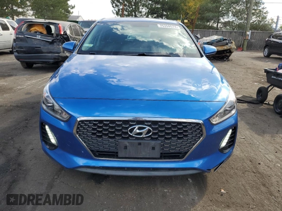 2018 Hyundai Elantra GT with VIN KMHH35LE7JU015356, listed as a Copart auction lot 75359574 with 57,153 mi miles and Clean Title. Bid and sale history available at carsss.com. Image 5.