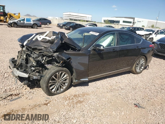 2015 Hyundai Genesis 3.8L with VIN KMHGN4JE9FU048868, listed as a Copart auction lot 71912294 with 125,107 mi miles and Clean Title. Bid and sale history available at carsss.com. Image 1.