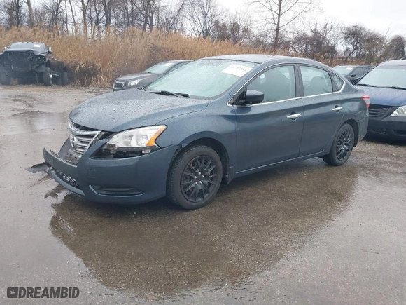 2014 Nissan Sentra S with VIN 3N1AB7AP5EL664312, listed as a IAAI auction lot 41737381 with 85,371 mi miles. Bid and sale history available at carsss.com. Image 2.