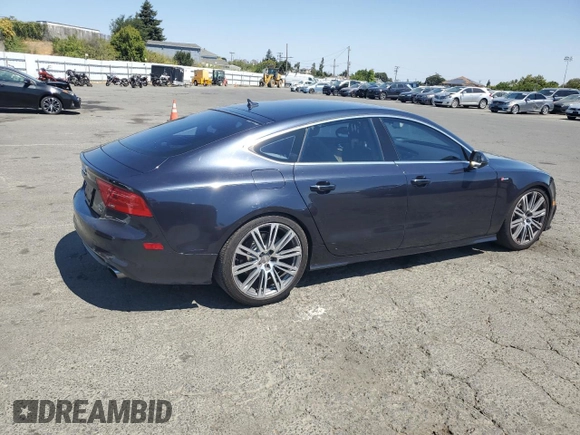 2012 Audi A7 Prestige with VIN WAU3GAFC8CN169767, listed as a Copart auction lot 64520035 with 123,538 mi miles and Salvage title. Bid and sale history available at DreamBid. Image 3.