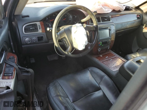 2012 Chevrolet Tahoe LTZ with VIN 1GNSCCE04CR244011, listed as a Copart auction lot 80465164 with Not provided miles and Salvage title. Bid and sale history available at DreamBid. Image 8.