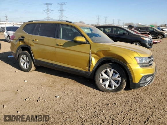 2018 Volkswagen Atlas SE z VIN 1V2DR2CA4JC529022, wystawiony jako Copart lot #48914745 z przebiegiem 88 887 mil mil oraz Szkoda całkowita • Salvage title. Historia ofert i sprzedaży dostępna na DreamBid. Obrazek 4.