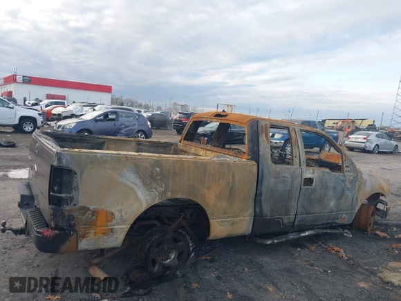 2005 Ford F-150 STX with VIN 1FTRX12W55NA60523, listed as a IAAI auction lot 41106389 with 1 mi miles. Bid and sale history available at carsss.com. Image 13.
