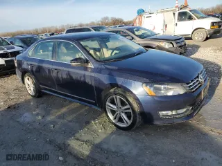 2013 Volkswagen Passat TDI SE with VIN 1VWBN7A32DC122579, listed as a Copart auction lot 85210174 with 164,495 mi miles and Salvage Title. Bid and sale history available at carsss.com. Image 4.