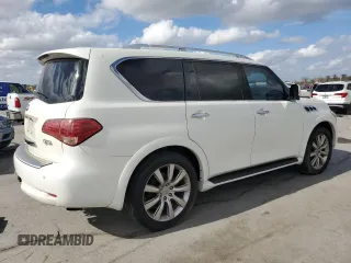 2012 Infiniti QX56 8-passenger with VIN JN8AZ2NDXC9716412, listed as a Copart auction lot 78331614 with 198,909 mi miles and Clean Title. Bid and sale history available at carsss.com. Image 3.