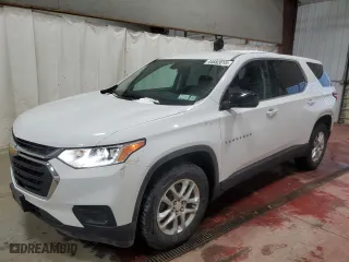 2020 Chevrolet Traverse LS with VIN 1GNEVFKW8LJ146003, listed as a Copart auction lot 44682015 with 66,928 mi miles and Salvage Title. Bid and sale history available at carsss.com. Image 1.