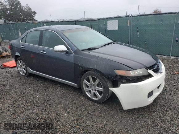 2004 Acura TSX with VIN JH4CL96854C031060, listed as a Copart auction lot 42148275 with 186,661 mi miles and Salvage Title. Bid and sale history available at carsss.com. Image 4.