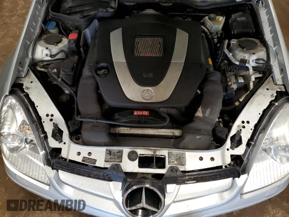 2006 Mercedes-Benz SLK 350 с VIN WDBWK56F06F113528, выставлен на аукционе Copart как лот 55430535 с пробегом 123 708 миль миль и Чистый • Clean title. История ставок и продаж доступна на DreamBid. Изображение 11.