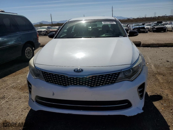 2017 Kia Optima SX with VIN 5XXGW4L2XHG137491, listed as a Copart auction lot 42572805 with 104,323 mi miles and Salvage Title. Bid and sale history available at carsss.com. Image 5.