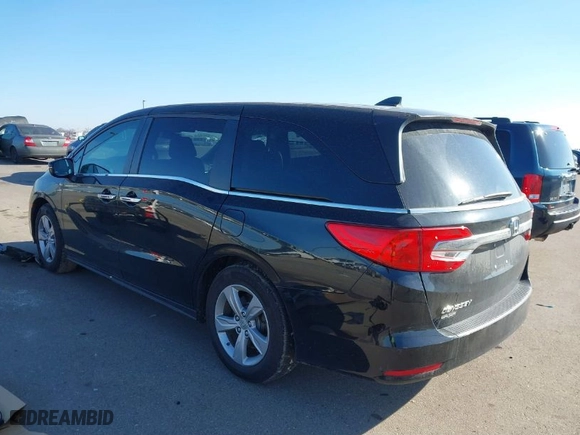 2018 Honda Odyssey EX-L with VIN 5FNRL6H73JB039428, listed as a IAAI auction lot 41813110 with 132,894 mi miles. Bid and sale history available at carsss.com. Image 3.